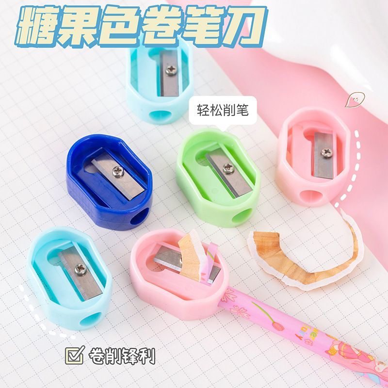 迷你经典糖果色卷笔刀削铅笔神器