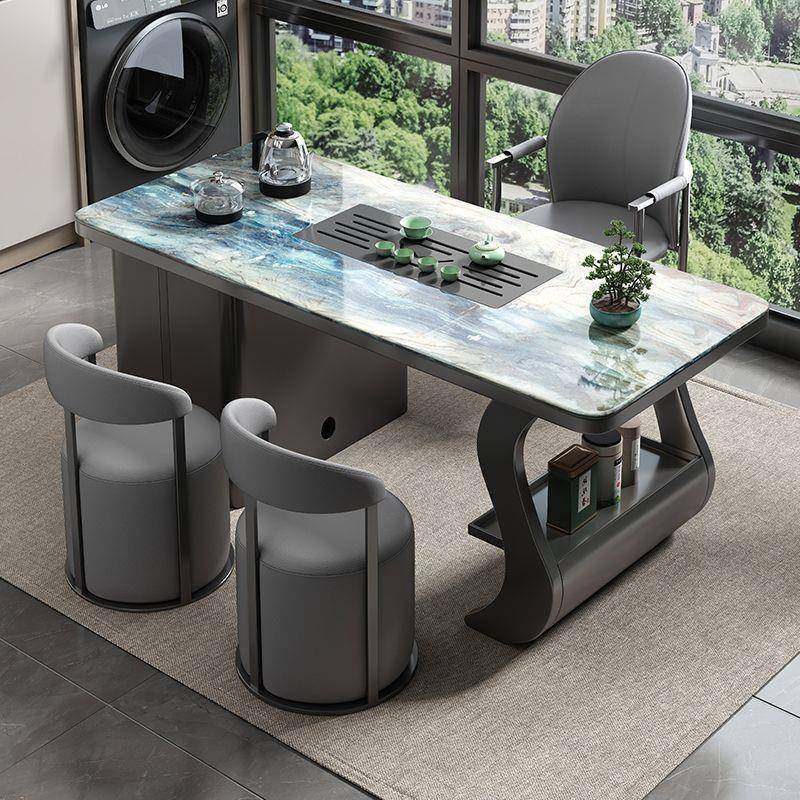 轻奢现代岩板奢石茶桌椅组合阳台烧水壶一体茶桌办公室小茶台茶几,3C数码配件,其它配件,淘宝优惠券,粉丝福利购,淘宝优惠卷