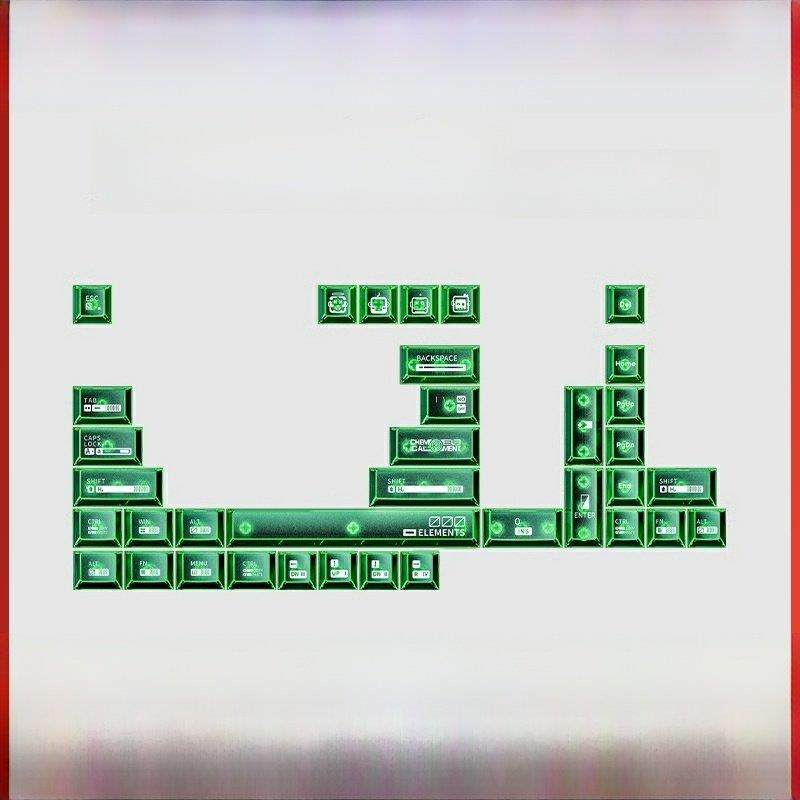 黑爵AKH036透明键帽PC磨砂RGB客制化机械键盘made68 atk68 f99pro