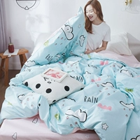Phim hoạt hình Yihuang cotton đơn quilt đơn mảnh nam và nữ sinh viên 100% quilt bìa bông đôi 200x230 - Quilt Covers vỏ chăn cotton