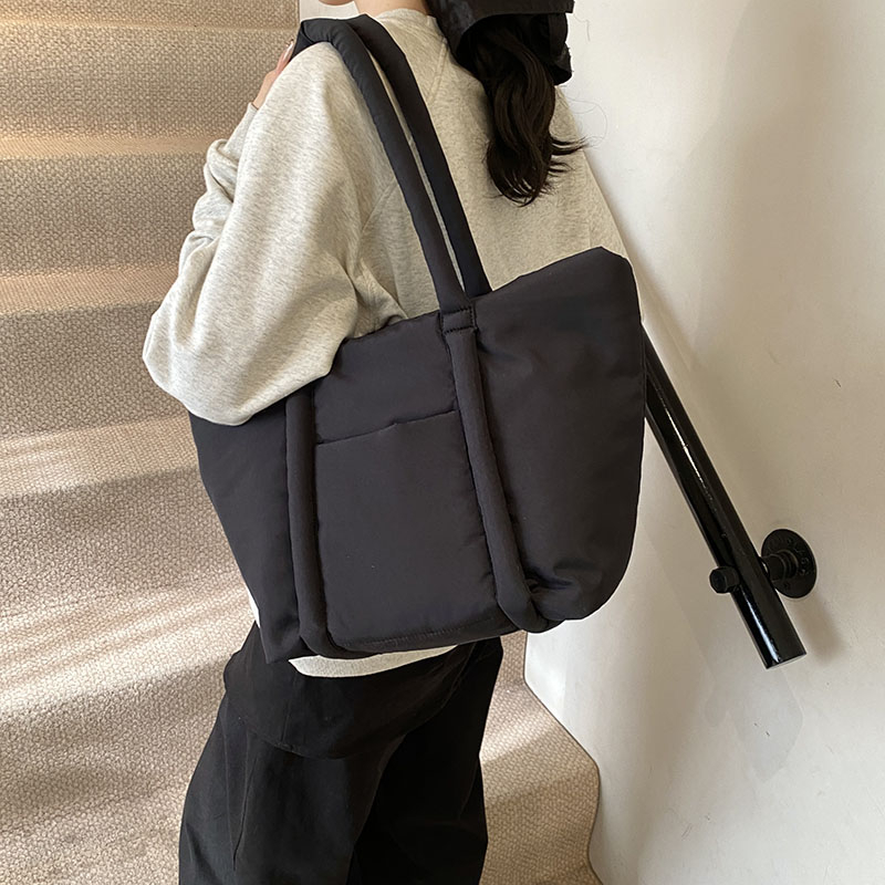 棉服女包大容量托特包包