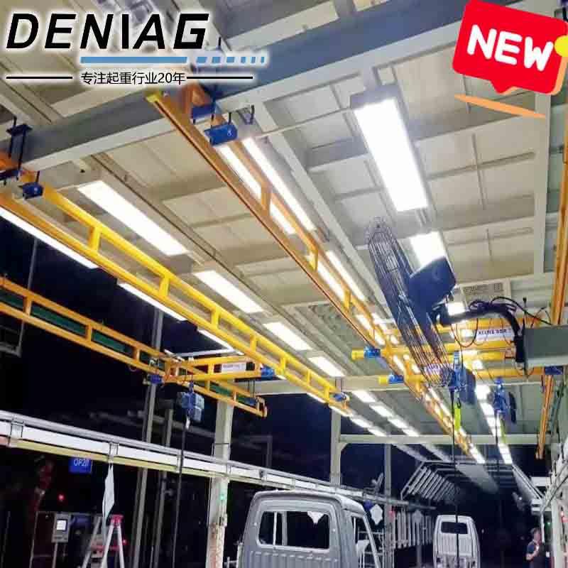 悬挂式组合单元250kg轻型起重机上门安装单梁自立式起重机