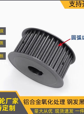 45钢同步轮EBF52/53-S3M150-25 26 28 30 32-B-N-d8 d10 d11