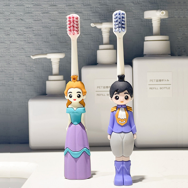 儿童牙刷软毛3到6一12岁公主王子牙膏套装刷牙小孩婴儿幼儿宝宝,婴童洗护,乳牙刷/训练牙刷/护齿牙刷,淘宝优惠券,粉丝福利购,淘宝优惠卷