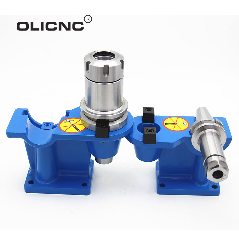 铝制一体式锁刀座 BT30 BT40 BT50加工中心加硬铝合金刀架 锁刀架