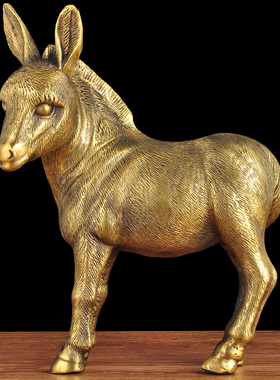 铜骡子摆件家居客厅玄关装饰品乔迁新居礼物办公室老板桌工艺礼品