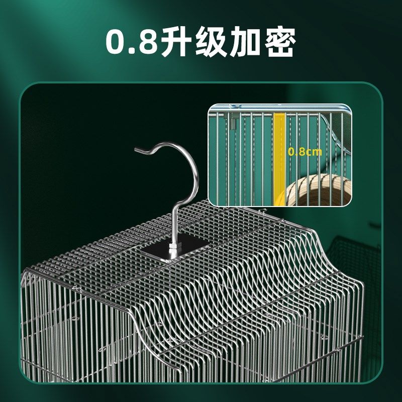 虎皮鹦鹉鸟笼子大号玄凤牡丹八哥专用别墅笼家用大空间铁艺电镀笼,宠物/宠物食品及用品,鸟笼,淘宝优惠券,粉丝福利购,淘宝优惠卷