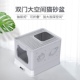可折叠 猫砂盆猫厕所全封闭超大号易清理活性炭除臭抽屉式 新疆 包邮