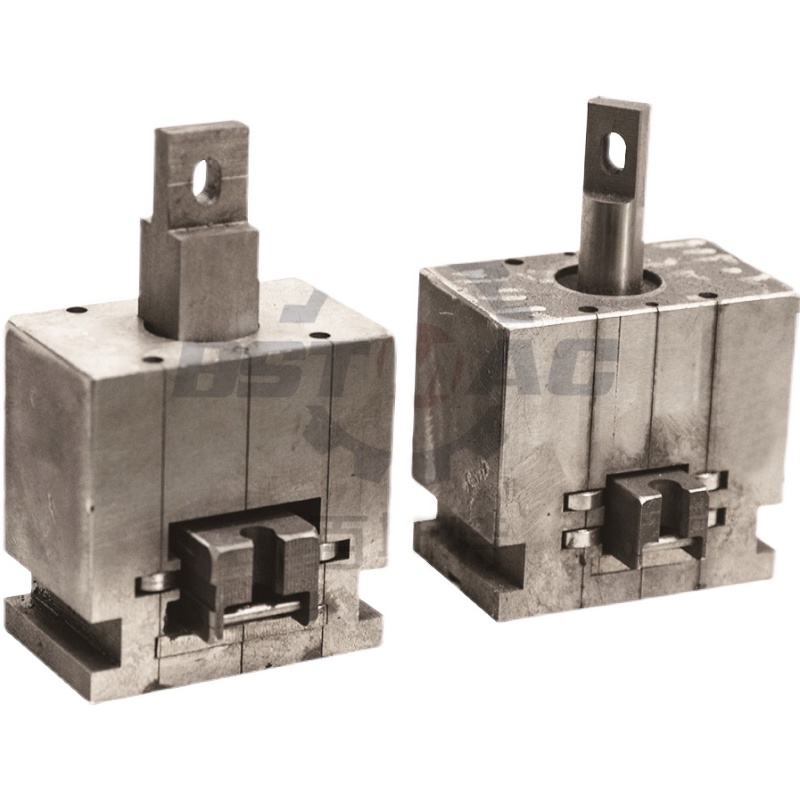 不锈钢防盗网扶手护栏冲平斜弧口方管圆管角铁货架冲床冲孔机模具