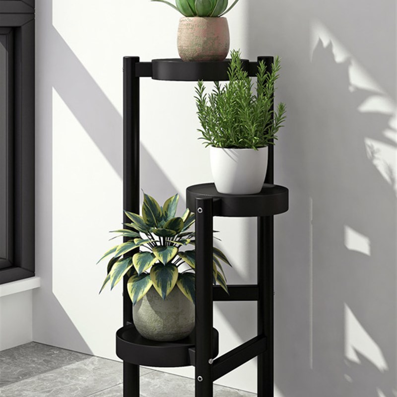 花架置物架子阳台客厅不锈钢植物架室内多肉北欧家用创意花盆架子