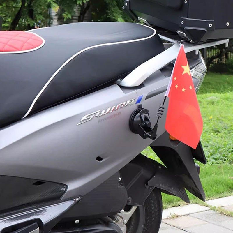 巴勒斯坦国旗摩托车自行车汽车旗杆吸盘式卡扣式天线车身车顶车载