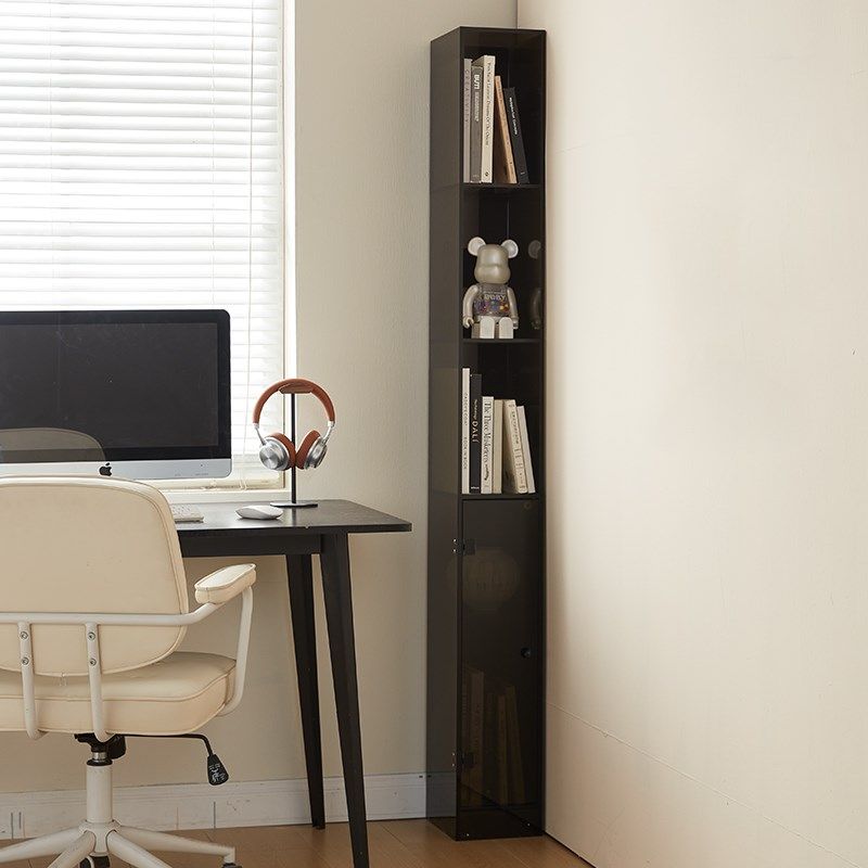 亚克力超窄书架转角边柜带门角落墙角夹缝隙置物架20cm落地窄柜,住宅家具,书架,淘宝优惠券,粉丝福利购,淘宝优惠卷