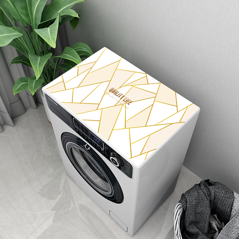 滚筒洗衣机罩防水防晒盖布防尘冰箱万能盖巾微波炉通用可定制家用