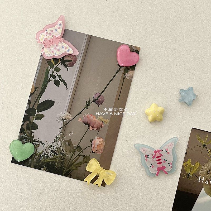 蝴蝶冰箱贴磁吸装饰品创意可爱少女心磁性贴片磁力贴磁力贴片,家居饰品,冰箱贴,淘宝优惠券,粉丝福利购,淘宝优惠卷
