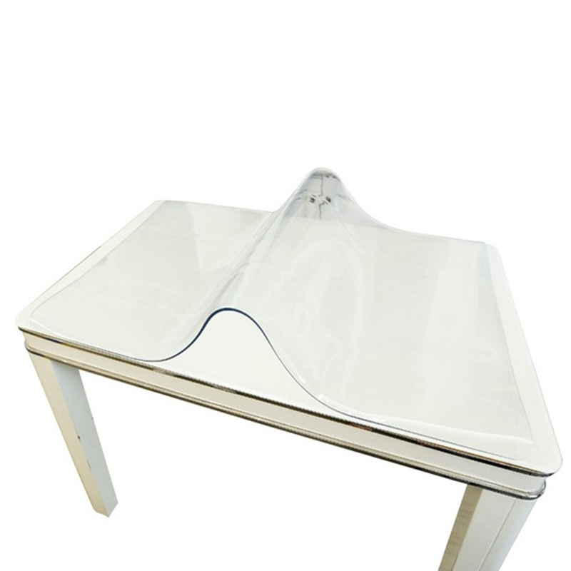 软玻璃透明加厚5mm餐桌垫磨砂防烫防水pvc圆桌布塑料水晶板茶几垫