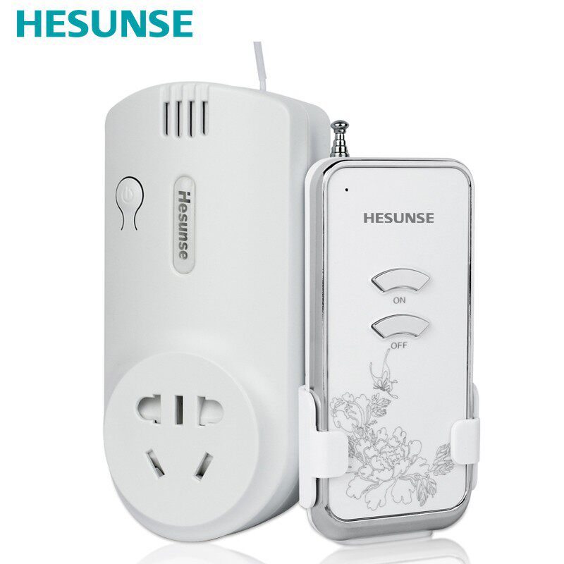 河森 3000米无线遥控开关220V智能插座水泵远距离电源转换器3000W