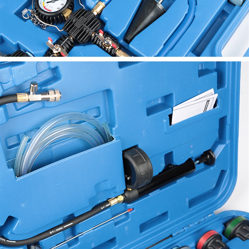 汽车水箱打压测漏工n具28件冷却液更换测漏仪真空压力表检漏仪检