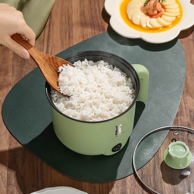 现货多功能110V电煮锅小电锅学生宿舍锅一体小锅W迷你不沾锅蒸锅