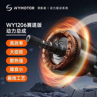 维亿侧挂电机3500W大s功率轮边电机极核AE4电动摩托车省电爬坡电