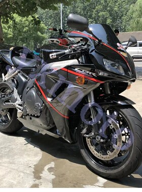 CBR100e0RR 04 05 0607年碳纤维摩托车机车排气隔热板排气管盖护