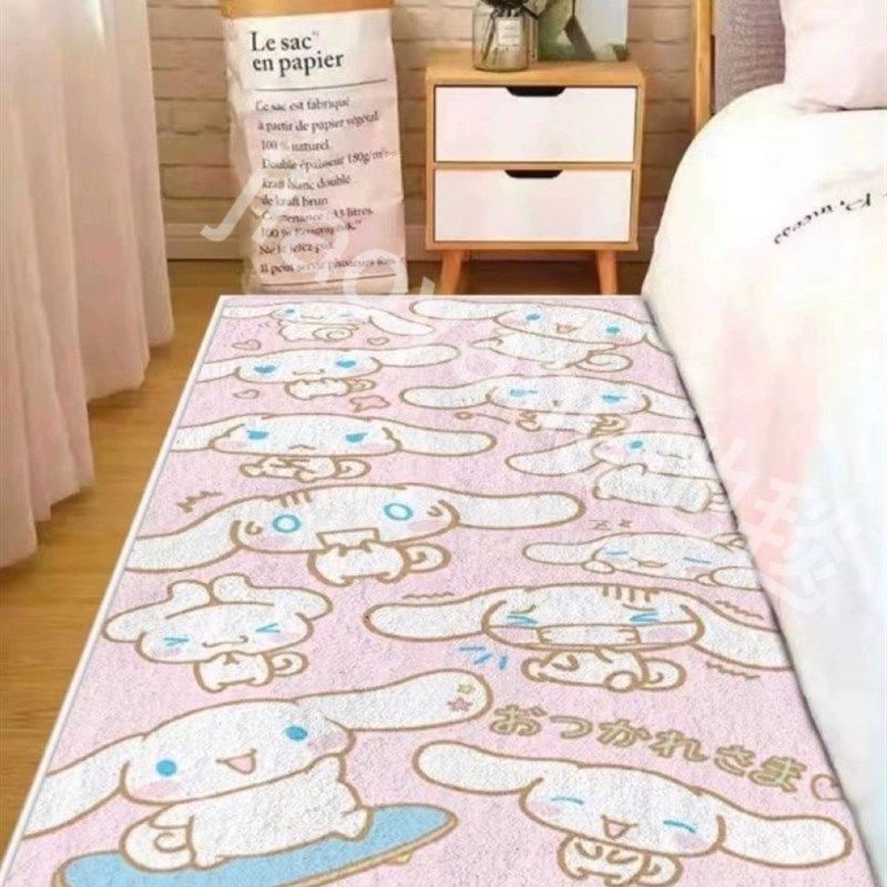 玉桂狗床边毯彷羊绒加厚长毛绒儿童房卧室L床边防摔地毯女大耳朵,居家布艺,床边毯,淘宝优惠券,粉丝福利购,淘宝优惠卷