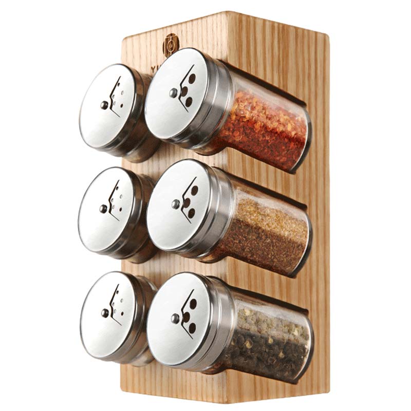 原森太调料盒调料罐套装家u用进口实木调味瓶罐调味盒盐罐厨房用