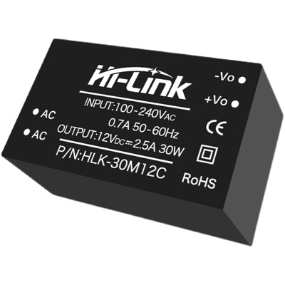 220V转12V2.5A稳压电源模块30M12C AC-DC隔离开S关电源 带EMC电路