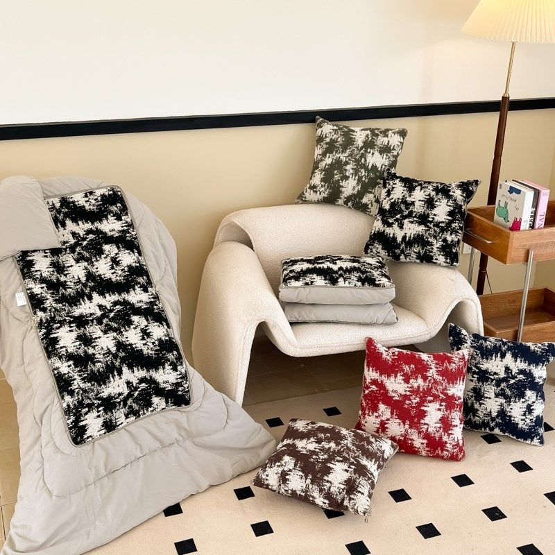 棉麻抱枕被子两用办公室午睡w空调被二合一多功能车载靠垫可折叠,居家布艺,抱枕被,淘宝优惠券,粉丝福利购,淘宝优惠卷