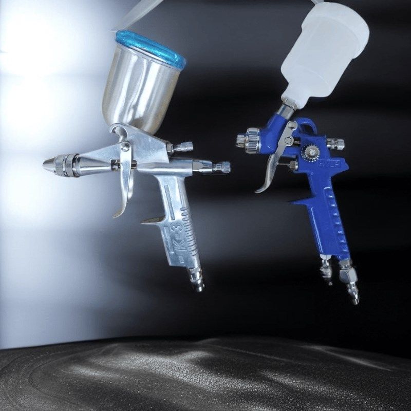 H200a0汽车补漆镀膜家具皮革上色汽车内饰K3小喷枪喷漆修补高雾化