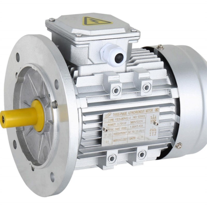 YS铝壳电机2/4级三相异步0.3t7/0.55/0.75/1.1/1.5/2.2KW国标全铜