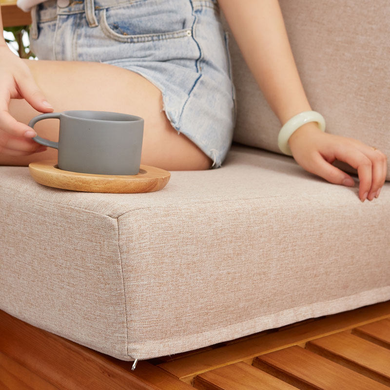 定做50D高密度沙发海绵坐垫子特硬加厚泡沫棉中T式实木座靠背订制