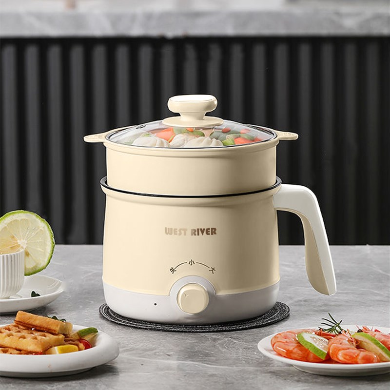 全自动蒸煮一体小k电煮锅多功能电火锅学生宿舍煮面电锅电炒锅