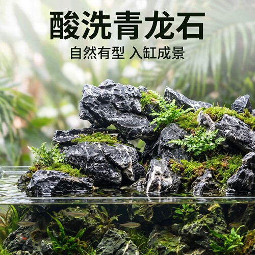 海洛伊酸洗青龙石免洗底砂石头
