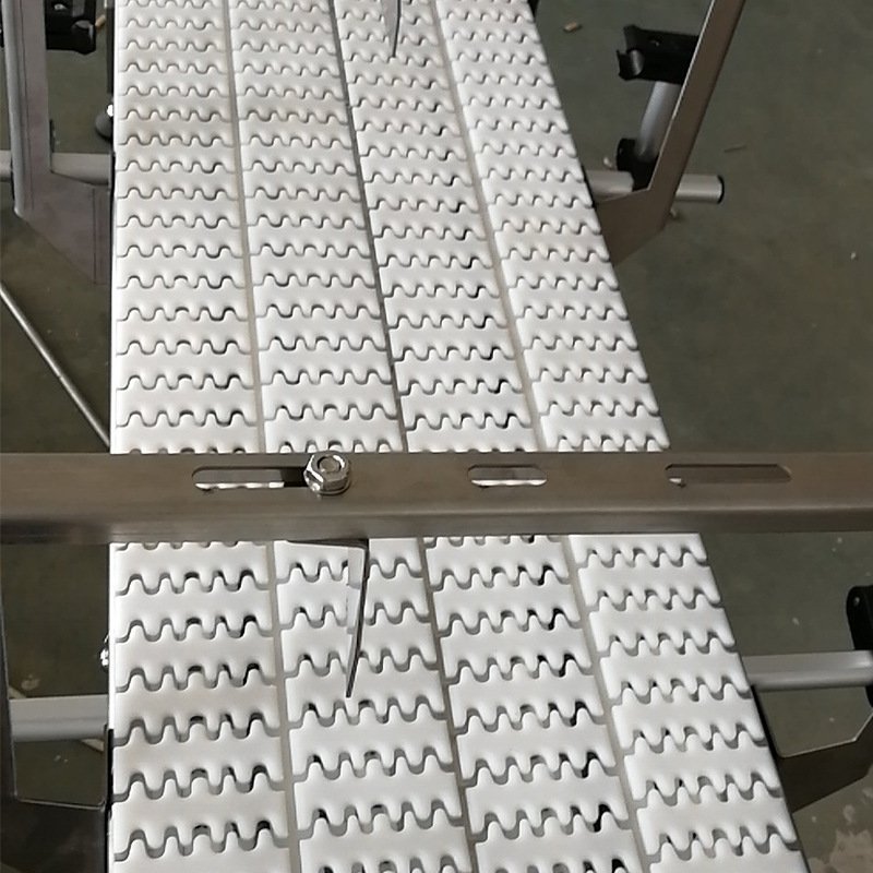 好货厂促促品齿链输送机 柔性链板输送带 流水线输送机 转弯齿形