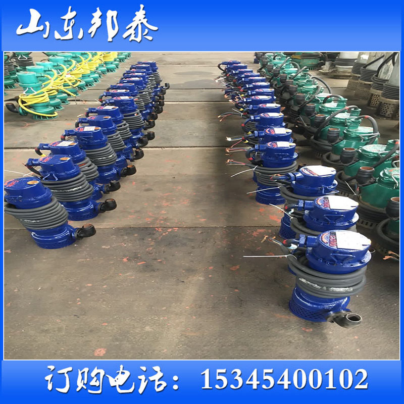 极速三项市政潜水电动泵WQB15-16-1.5KW城市工业淤泥抽水多级防爆