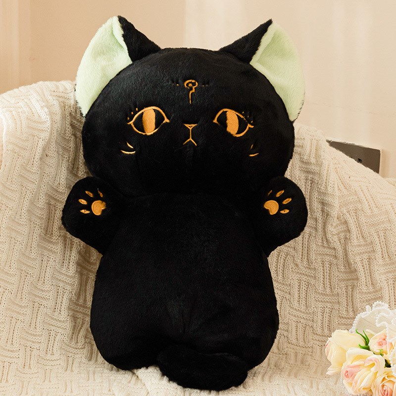 艾斯德三花猫国风猫咪玩偶毛绒玩具C公仔女孩陪伴睡觉抱枕生日礼
