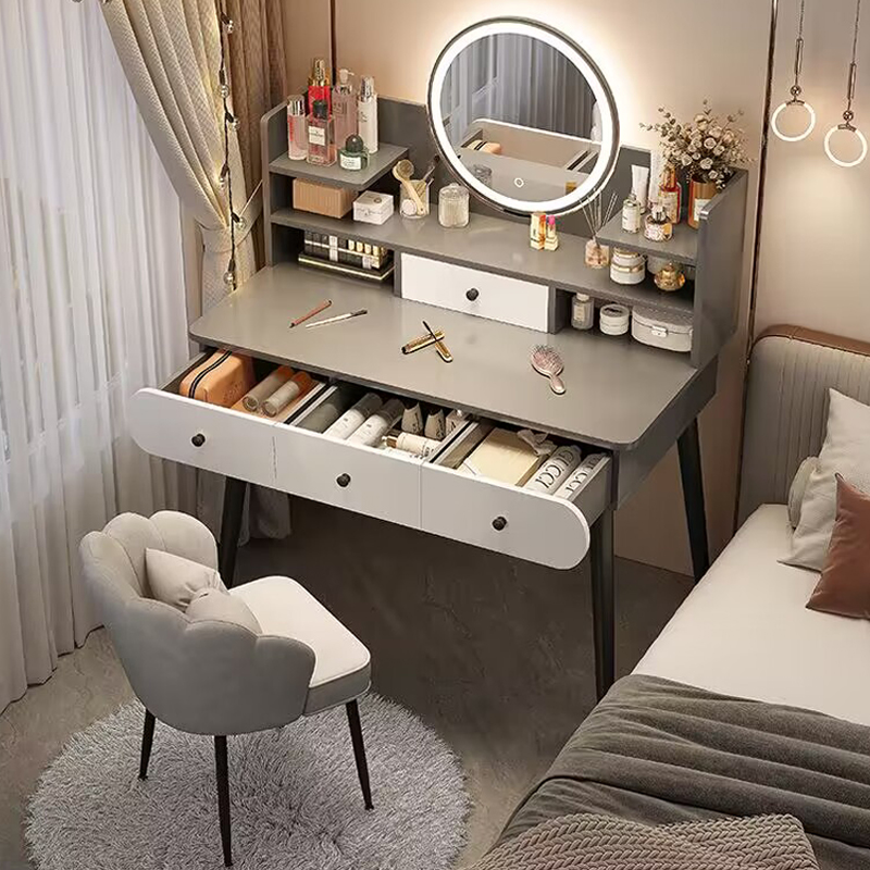 速发屋妆台卧室简型小户约化妆台柜2024年新款简易梳化妆桌子