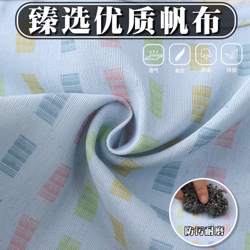 速发时尚帆布长袖围裙家用厨房做饭防污耐脏罩衣可爱洋气工作服成