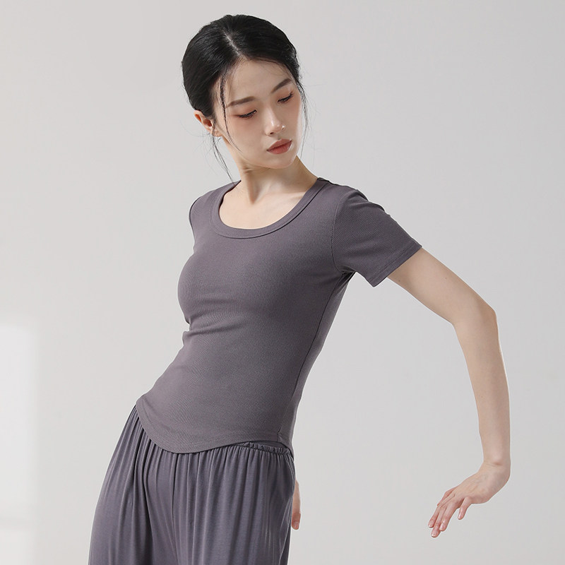速发舞练功服瑜伽舞外服爵士舞服装运动上衣可蹈穿古典舞