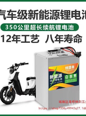速发宁卖时代电动车锂轮德大容量72V48V60V电摩三外电瓶车锂电瓶