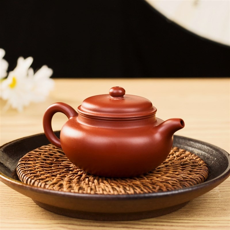 速发正小宜茶宗容量紫砂壶原矿大红袍小品仿古壶功夫兴壶茶具11c图片