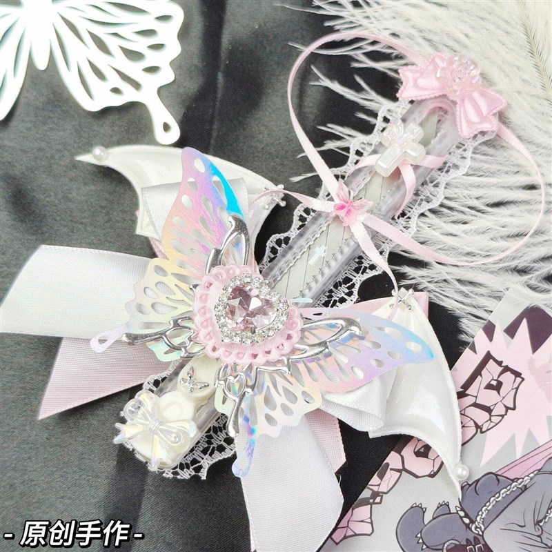 速发【十字蝶心】小众学生礼物开箱刀高颜值刻刀复古美工刀拍摄