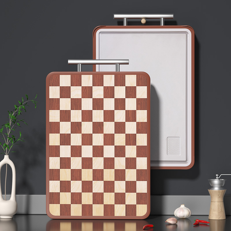 速发菜板切菜板防霉木板双面粘厨房案板实家占用刀板竹水果板