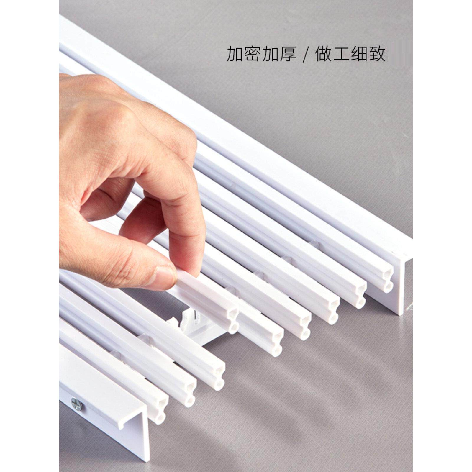中央空调出风口格栅加长回风口线性预埋式风管机百叶abs极窄定制