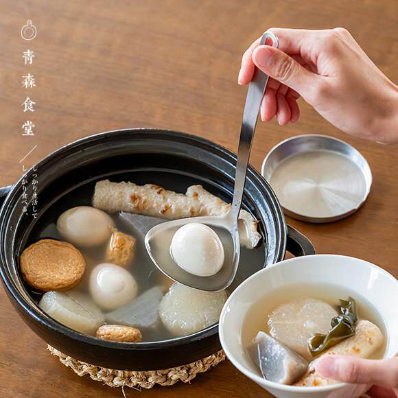 〈青森食堂〉日本制家事问屋18-8不锈钢家用炒菜锅铲厨房料理汤勺