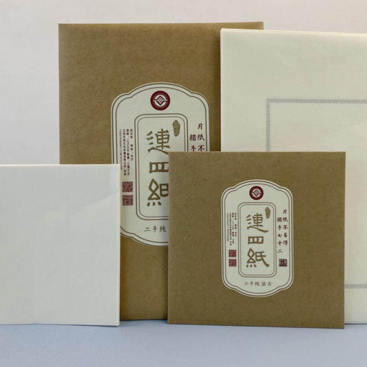 古法手工本庄拓印纸  拷贝篆刻临摹透明 拓边款 铅山连四纸连史纸