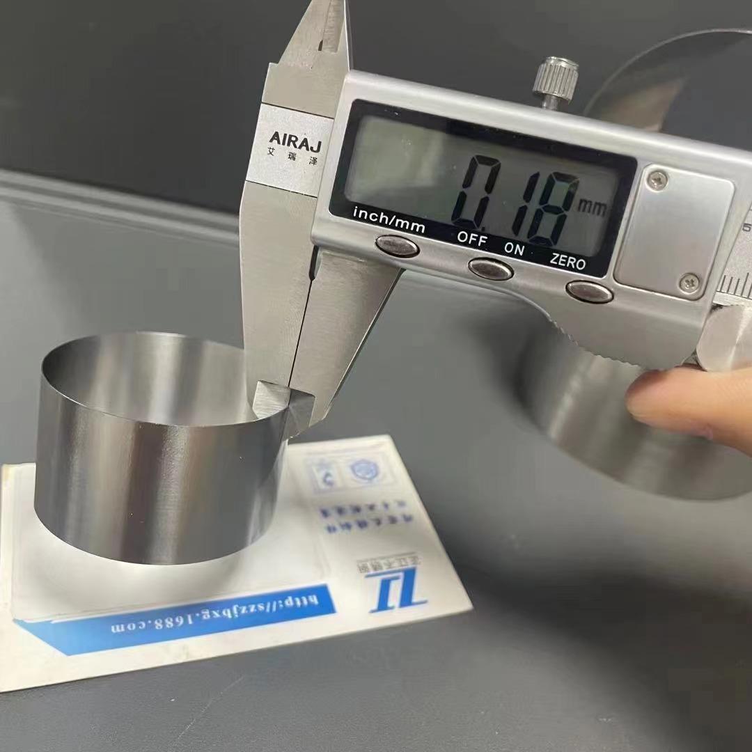 电机316L不锈钢转子护套 不锈钢无缝管薄壁管0.1mm厚度无缝管