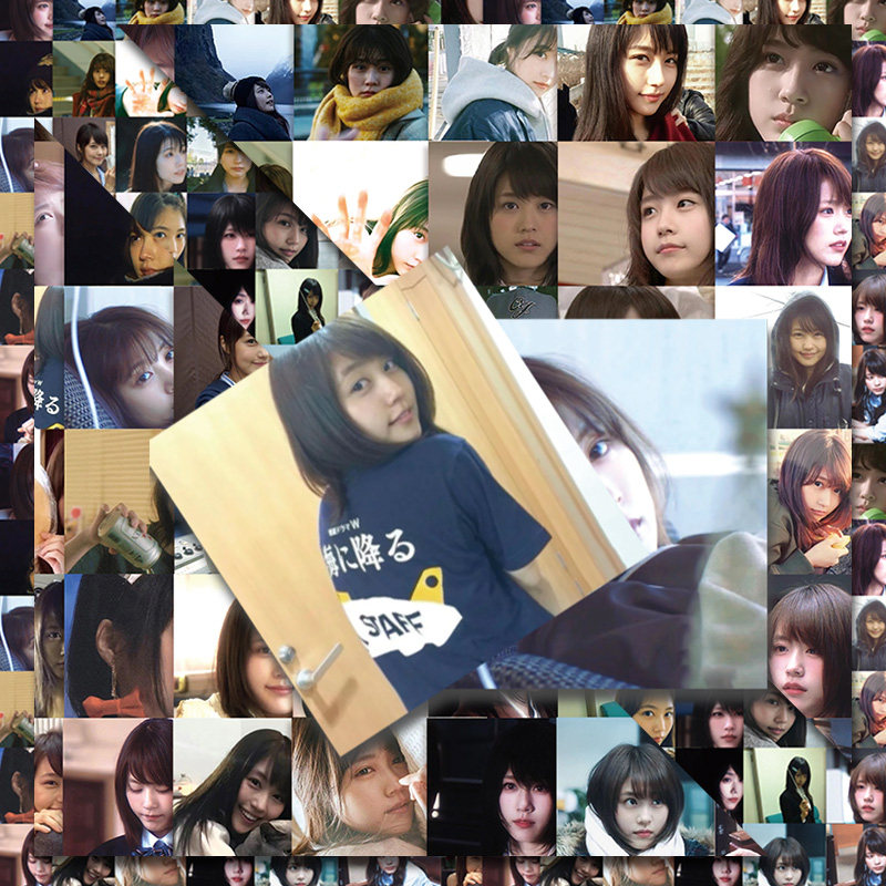 120张有村纯架贴纸日系美女贴纸高颜值美女装饰笔记本手机壳防水贴