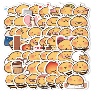 可爱勤劳的小蜜蜂卡通儿童贴纸行李箱贴纸装饰手机壳笔记本遮丑儿童玩具防水贴画