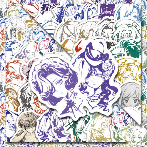 陶创创重返1999贴纸游戏人物手绘